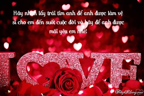 Thiệp tình yêu hoa hồng đỏ lãng mạn