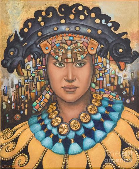 Pre-Inca 3 Painting by Jane Whiting Chrzanoska - Pixels