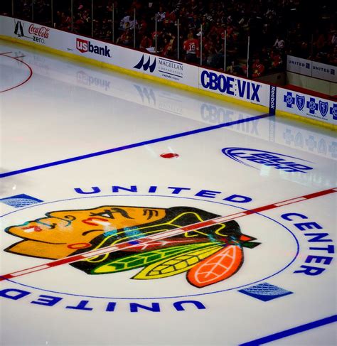 Center ice at the United Center, Myke needs to go here :) | Blackhawks ...