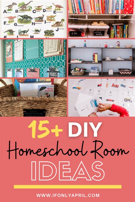 15+ DIY HOMESCHOOL ROOM IDEAS (1) - If Only April