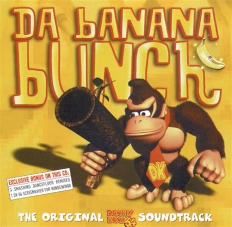 File:Da Banana Bunch- The Original Donkey Kong 64 Soundtrack (Front).jpg - Super Mario Wiki, the ...