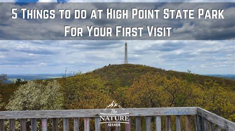 5 Things to do at High Point State Park For Your First Visit