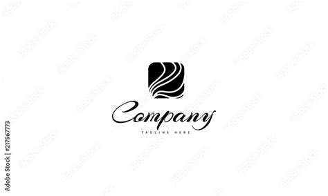 Black wave vector logo image Stock Vector | Adobe Stock