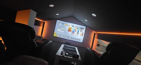 Gaming setup with benq tk700sti projector. 🍻💪 : r/projectors