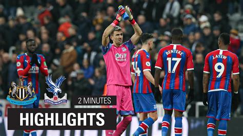 Newcastle 1-0 Crystal Palace | 2 Minute Highlights - YouTube