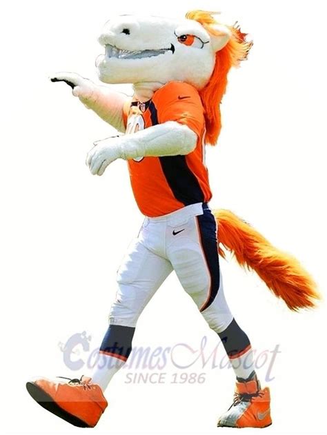 Mustang Horse Broncos Mascot Costume