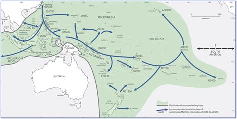 Austronesian migration map : r/indonesia