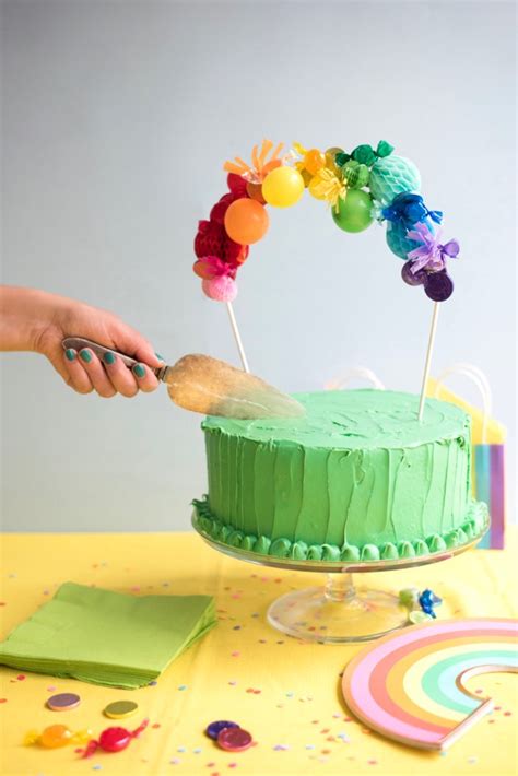 Rainbow Cake Topper DIY