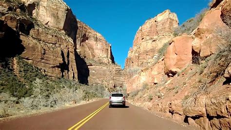 Zion Canyon Scenic Drive (Floor of the Valley Road) - YouTube