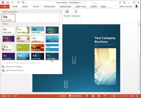 Microsoft powerpoint brochure templates - tideact