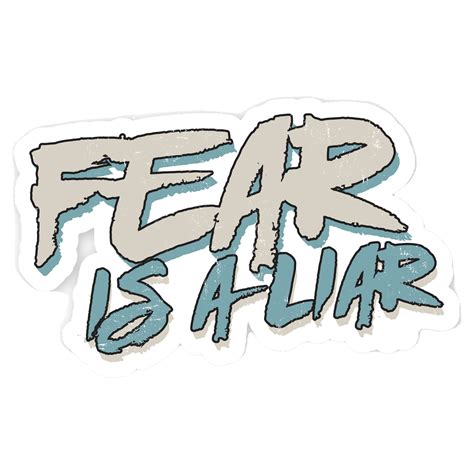 2023 Zach Williams Fear Is A Liar Sticker – Zach Williams Official ...