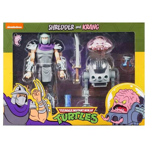 NECA Teenage Mutant Ninja Turtles Shredder and Krang 2-pack Exclusive ...