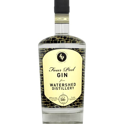 Watershed Distillery Gin, Four Peel, Small Batch (1 L) - Instacart