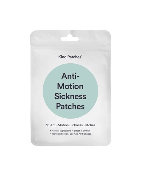 Anti-Motion Sickness Patches – Kind Patches