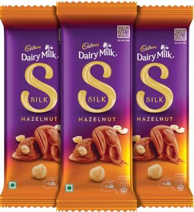 Cadbury Dairy Milk Silk Hazelnut Chocolate Bars Price in India - Buy Cadbury Dairy Milk Silk ...