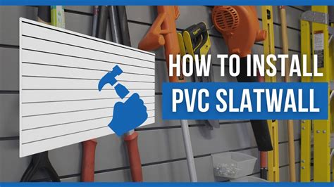 Proslat PVC Slatwall Installation - YouTube