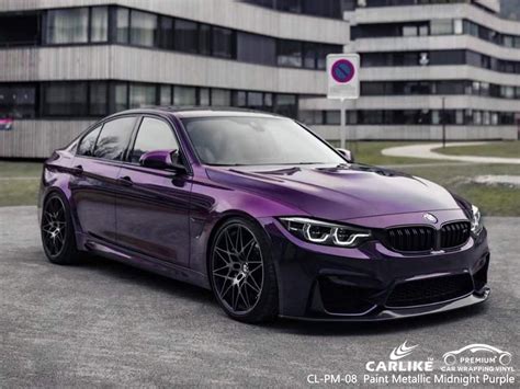 Paint metallic midnight purple vinyl car wrap – CARLIKE WRAP