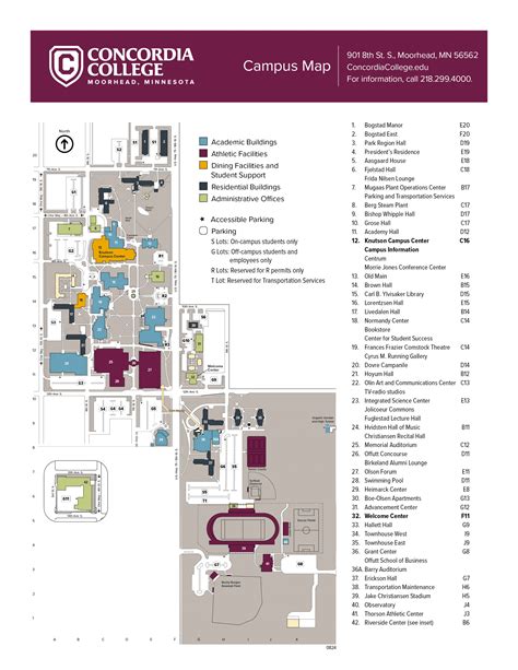 Minnesota State University Moorhead Campus Map - Goldia Gabriellia