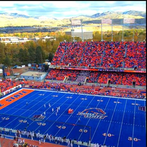 Boise State University Albertsons Stadium- Home of the smurf turf! # ...