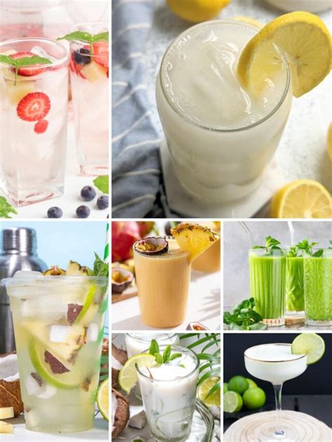 Non Alcoholic Drinks with Coconut Water - Walking On Sunshine Recipes