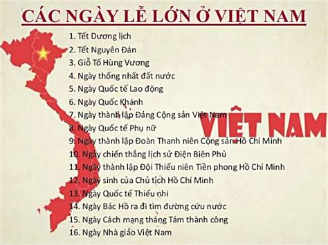 Tổng hợp các ngày lễ trong năm 2024 ở Việt Nam