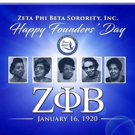 Pin by Tammie McLaurin on Zeta Phi Beta | Happy founders day, Zeta phi ...