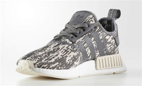 adidas NMD R1 Grey Linen Camo Release Date - Sneaker Bar Detroit