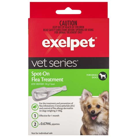 Exelpet Vet Series Spot-On Flea Treatment 2 Pack - Small Dogs | BIG W