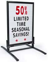 Changeable Letter Signs | Outdoor Sidewalk Boards For Messages