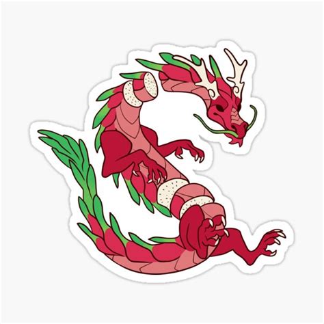 "Dragon Fruit (OLD)" Sticker for Sale by miint-art | Redbubble