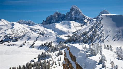 Wallpaper : nature, landscape, winter, snow, mountains, Wyoming, USA ...