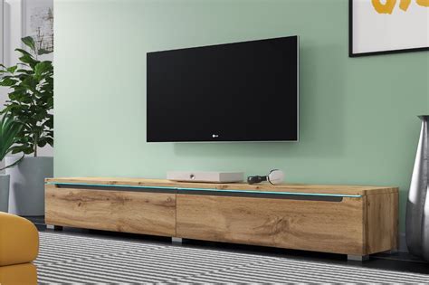 Selsey sel-swift-1800-oak Swift 1800 TV Stand for TVs up to 90 inch - Oak