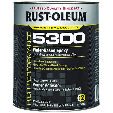 RUST-OLEUM, Polyamine Epoxy, 2-Step System Components, Epoxy Primer ...