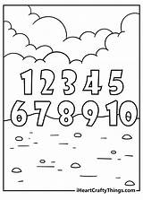 Number 5 Coloring Pages  Nation sketch template