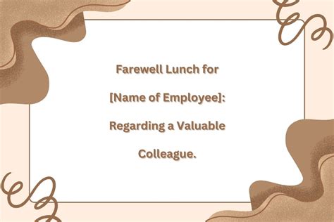 10 “Farewell Lunch Invite Message” To Use In 2024 - Phoenix English