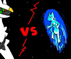 Arceus VS. Mewtwo - Drawception