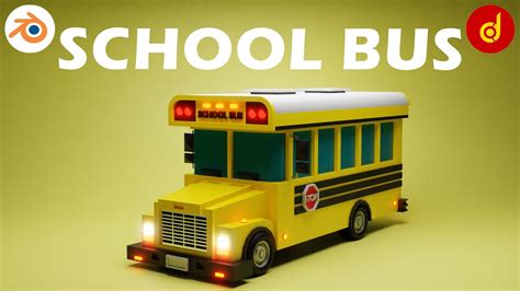 Blender School Bus || Blender Bus Modeling - YouTube