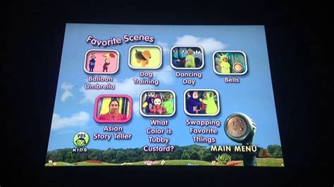 Teletubbies Menu