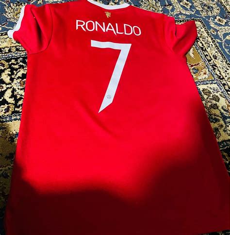 Adidas Man Utd Ronaldo number 7 Jersey 2021-2022 (champions league home kit), Men's Fashion ...