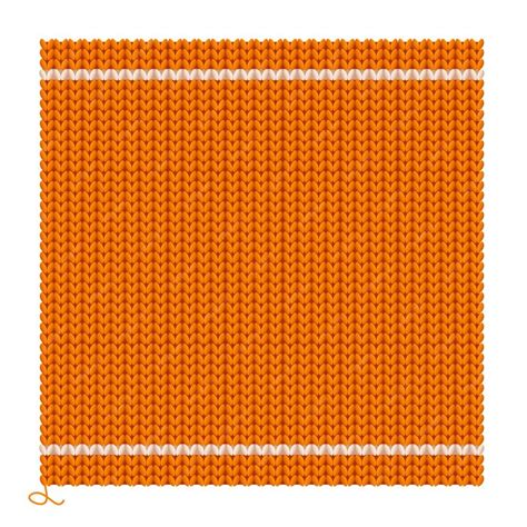 Premium Vector | Knitted Seamless Orange Background. Neutral Texture ...