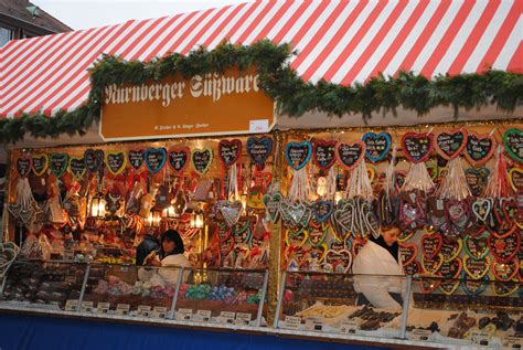 German Christmas Market. Germany. Traditional. Lebkuchen (gingerbread ...