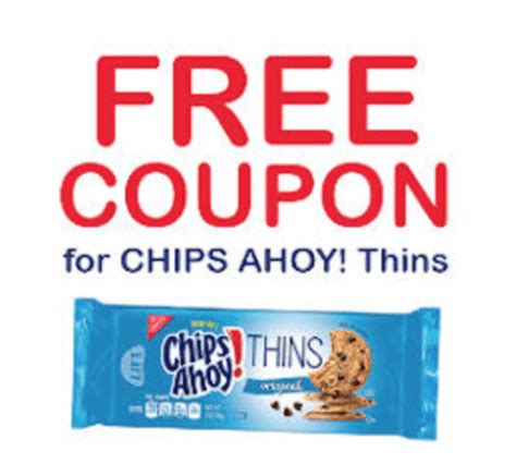 Hurry!! FREE Chips Ahoy Thins Cookies- get your coupon now