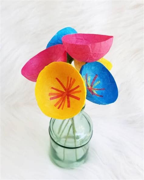 Mini Paper Mâché Flowers #papermache #miniflowers #paperflowers | Paper ...