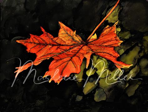 "Autumn Maple Leaf" - Marlene Miller Art