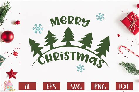 Merry Christmas Sign SVG - Christmas SVG