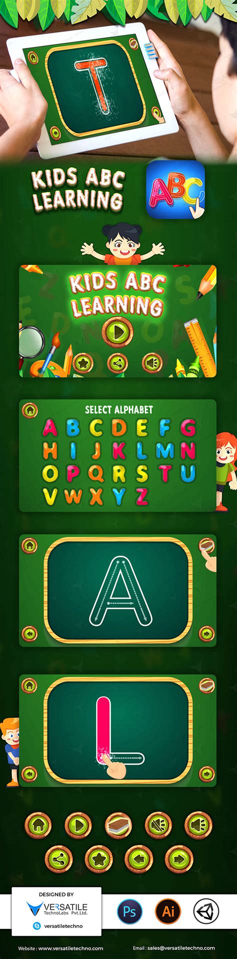 Alphabet Tracing and Phonics Game development, Kids Educational Game Development | Learning abc ...