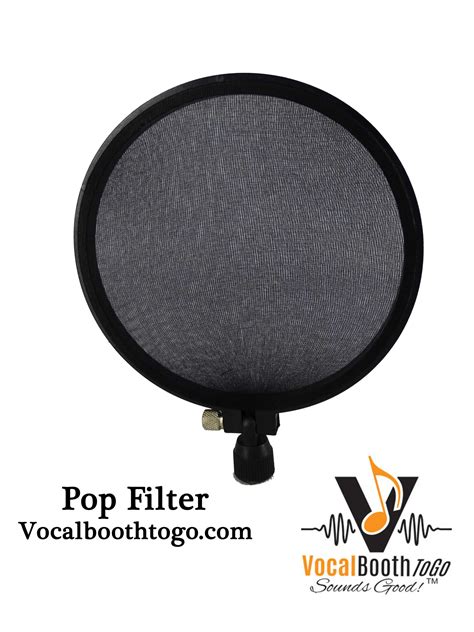 Pop Filter - Vocal Booth And Mobile Vocal Booth Attachments