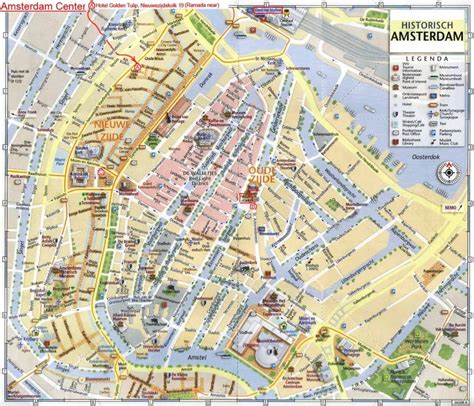 Tourist Map Of Amsterdam Printable - Printable Maps