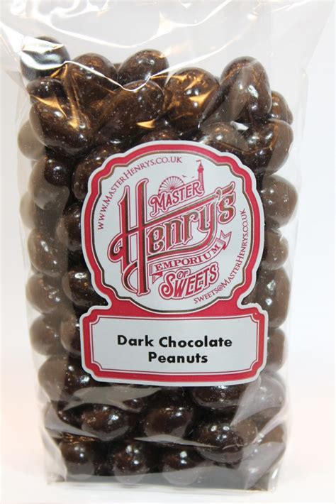 Dark Chocolate Coated Peanuts • Master Henry's Emporium of Sweets