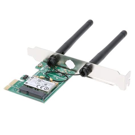 NEW 300Mbps Wireless Wifi LAN Network PCI Express Connector Adapter Card With 6DPI Antenna For ...